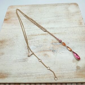 Givenchy Gold-tone Stone Necklace